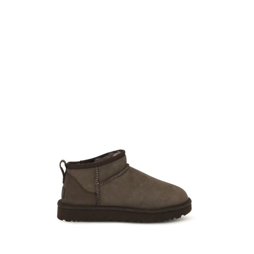 UGG Brown Suede Leather Ankle Women's Boots